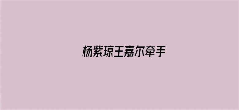 杨紫琼王嘉尔牵手